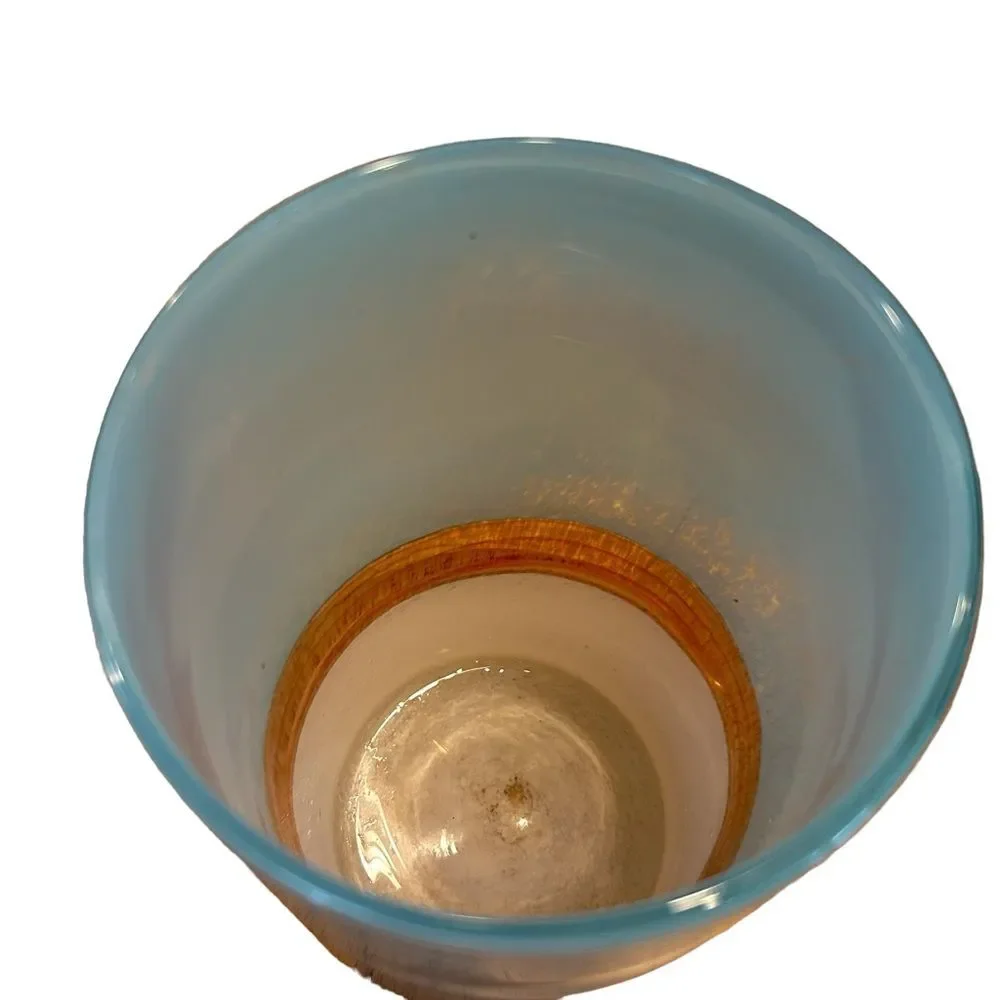 Cyan Design Medium Turquoise Cream & Brown Vase